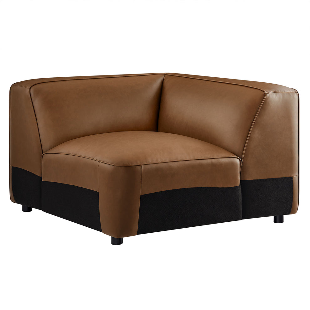 Auren Upholstered Vegan Leather Modular Corner Chair by Modway | Side Chairs | Modishstore - 11