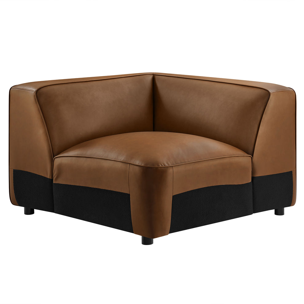 Auren Upholstered Vegan Leather Modular Corner Chair by Modway | Side Chairs | Modishstore - 14