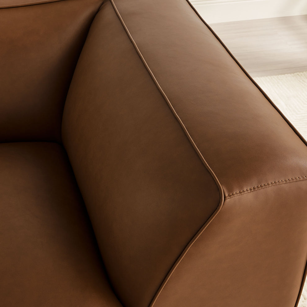 Auren Upholstered Vegan Leather Modular Corner Chair by Modway | Side Chairs | Modishstore - 17