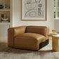 Auren Upholstered Vegan Leather Modular Left Armchair by Modway | Armchairs | Modishstore - 1