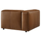 Auren Upholstered Vegan Leather Modular Left Armchair by Modway | Armchairs | Modishstore - 13