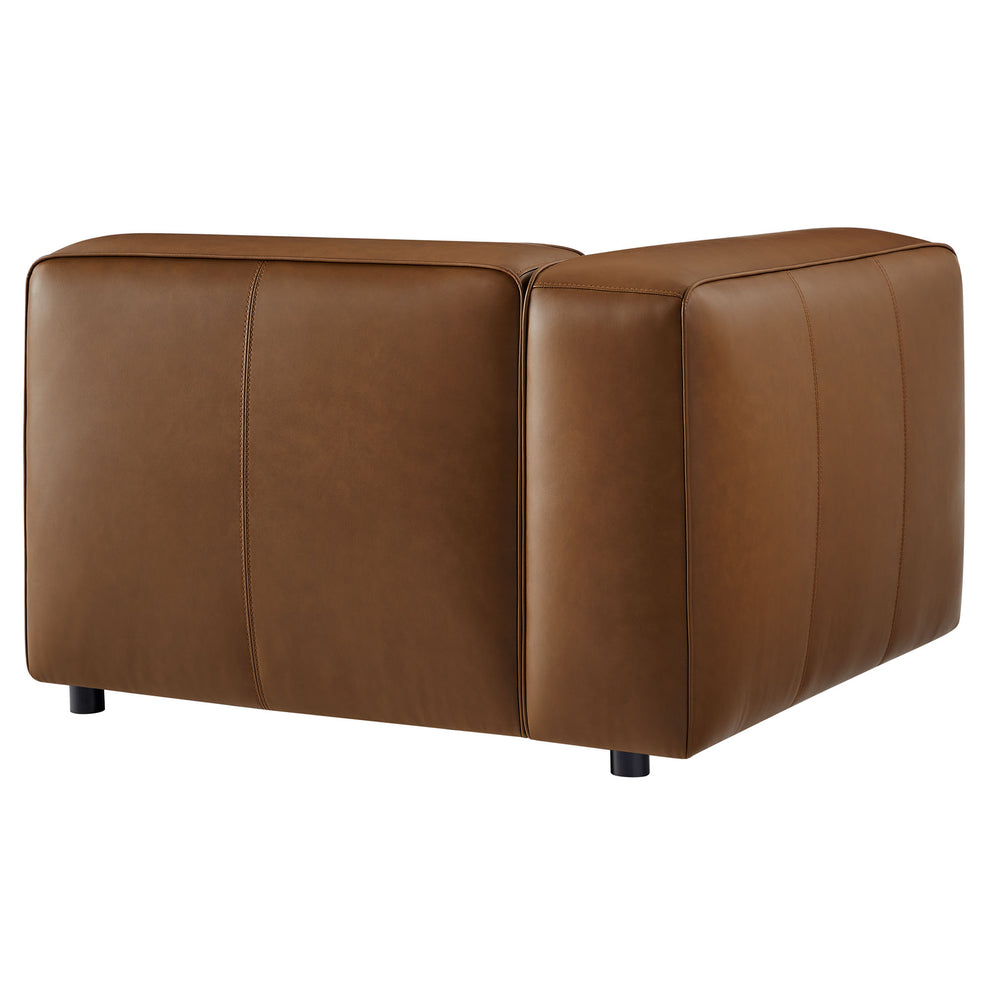 Auren Upholstered Vegan Leather Modular Left Armchair by Modway | Armchairs | Modishstore - 13