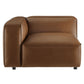 Auren Upholstered Vegan Leather Modular Left Armchair by Modway | Armchairs | Modishstore - 14
