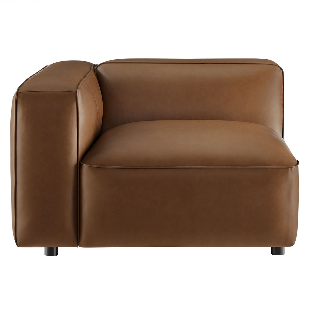 Auren Upholstered Vegan Leather Modular Left Armchair by Modway | Armchairs | Modishstore - 14