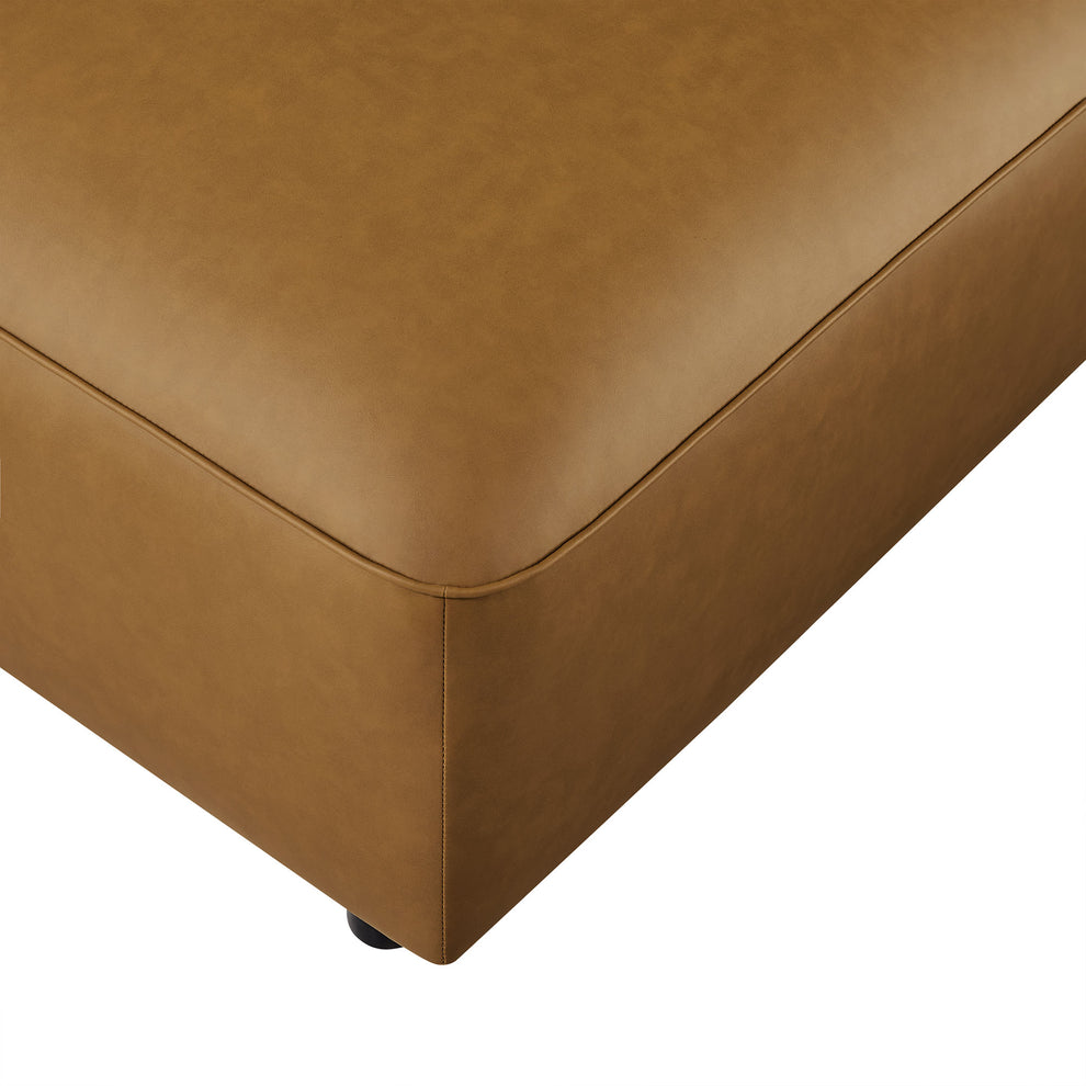 Auren Upholstered Vegan Leather Ottoman by Modway | Ottomans | Modishstore - 5