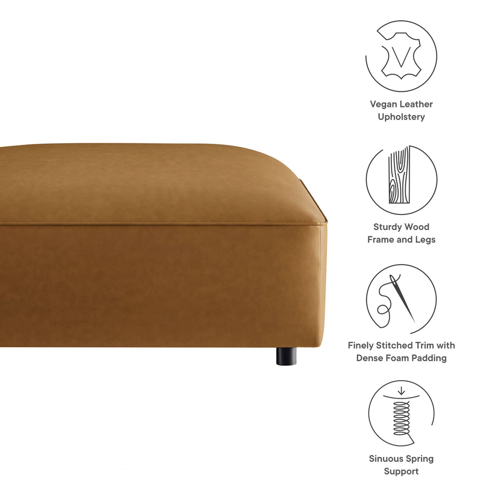 Auren Upholstered Vegan Leather Ottoman by Modway | Ottomans | Modishstore - 8