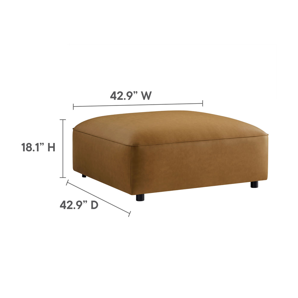Auren Upholstered Vegan Leather Ottoman by Modway | Ottomans | Modishstore - 9