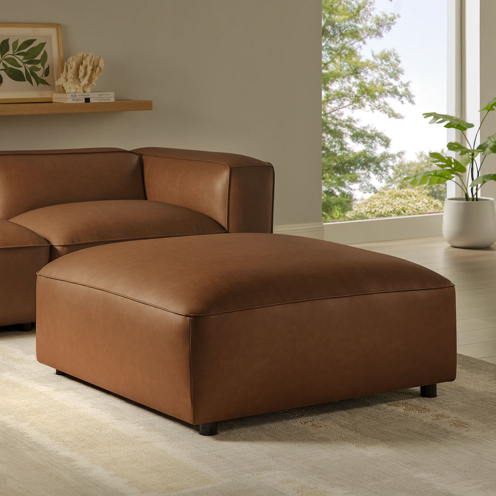 Auren Upholstered Vegan Leather Ottoman by Modway | Ottomans | Modishstore - 16