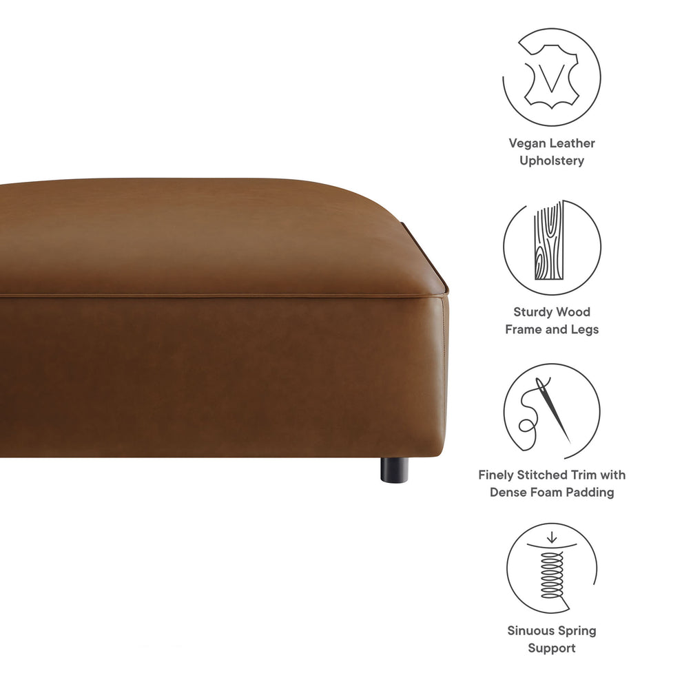 Auren Upholstered Vegan Leather Ottoman by Modway | Ottomans | Modishstore - 17