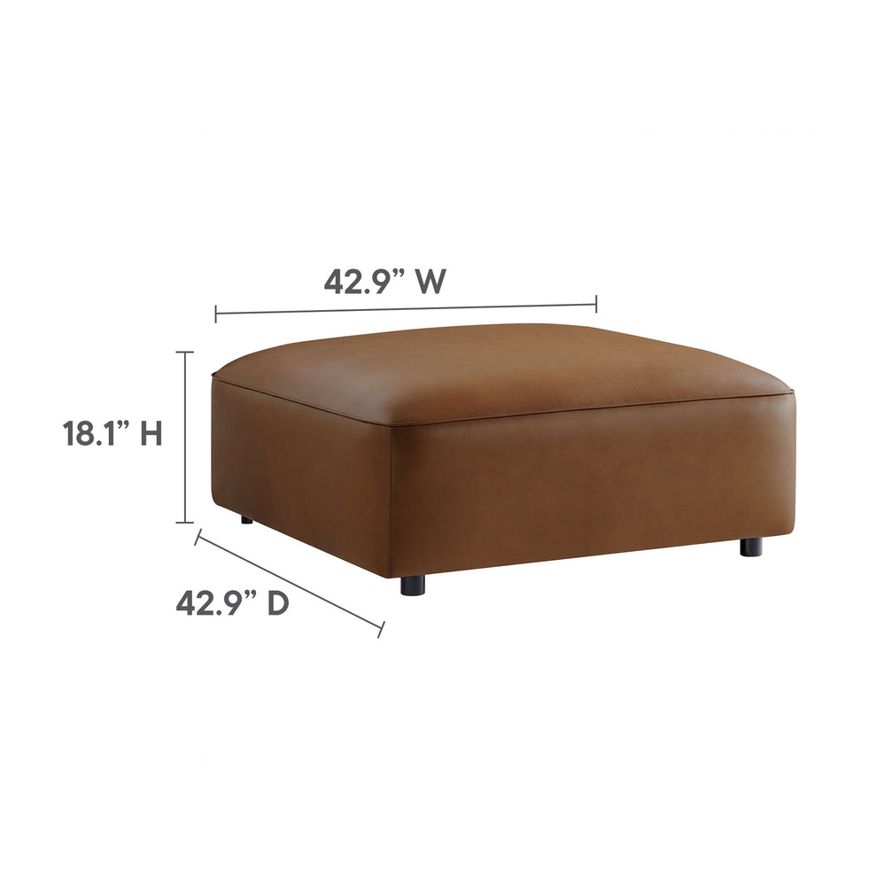 Auren Upholstered Vegan Leather Ottoman by Modway | Ottomans | Modishstore - 18