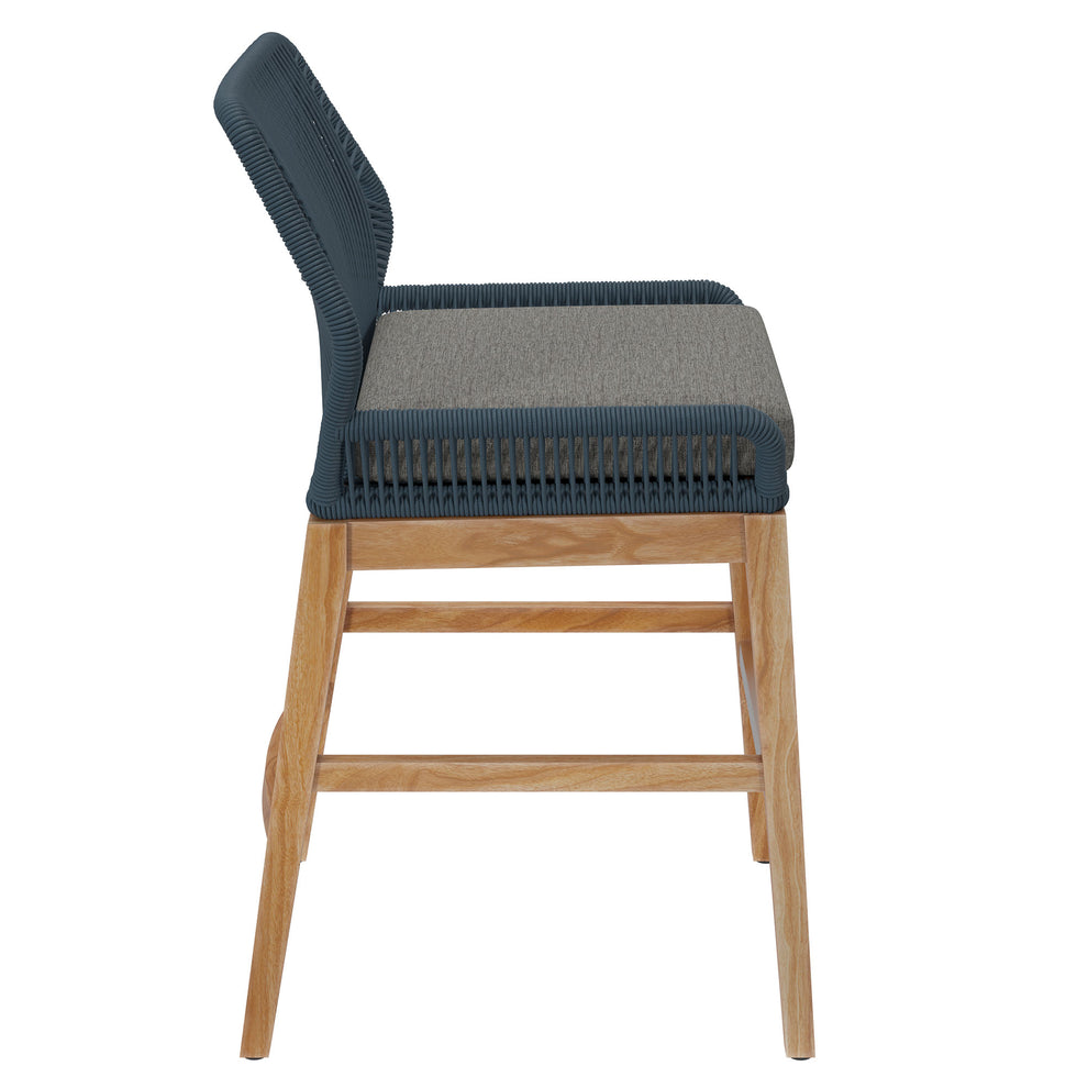 Wellspring Outdoor Patio Teak and Rope Counter Stool by Modway | Counter Stools | Modishstore - 3