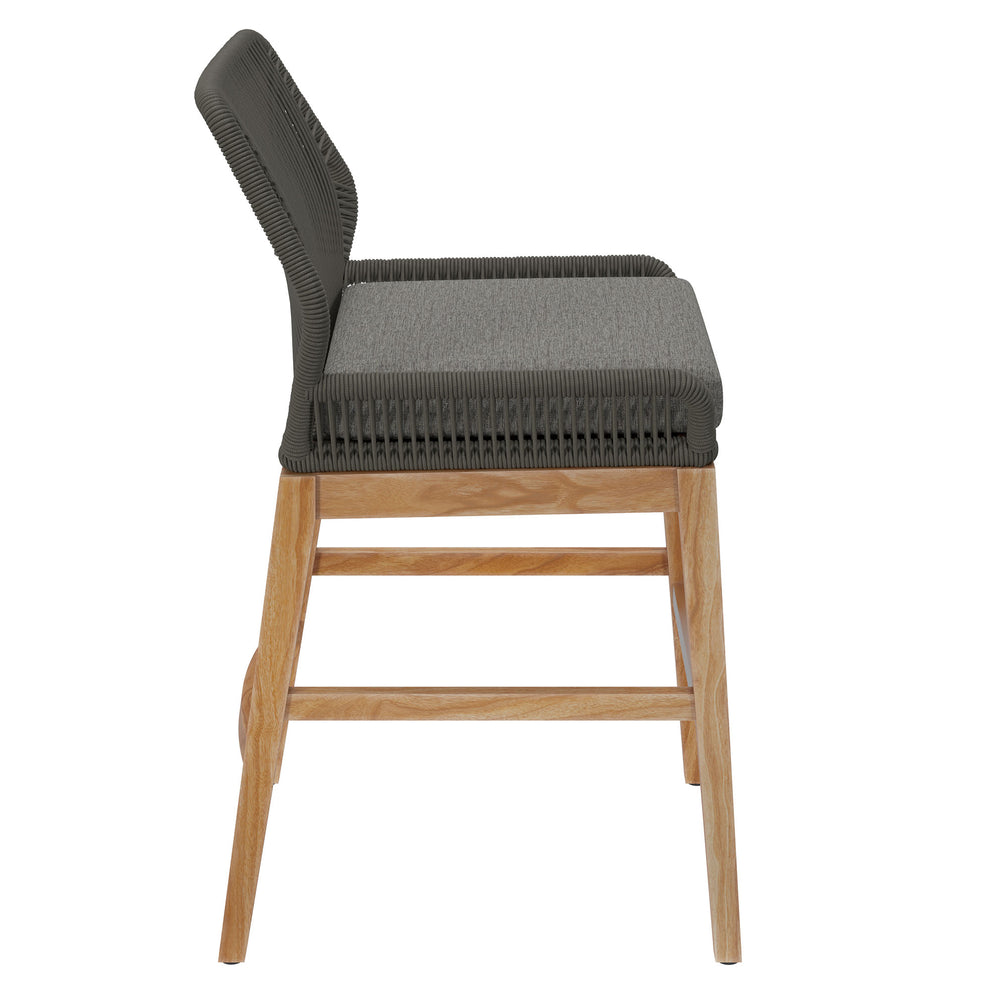 Wellspring Outdoor Patio Teak and Rope Counter Stool by Modway | Counter Stools | Modishstore - 11