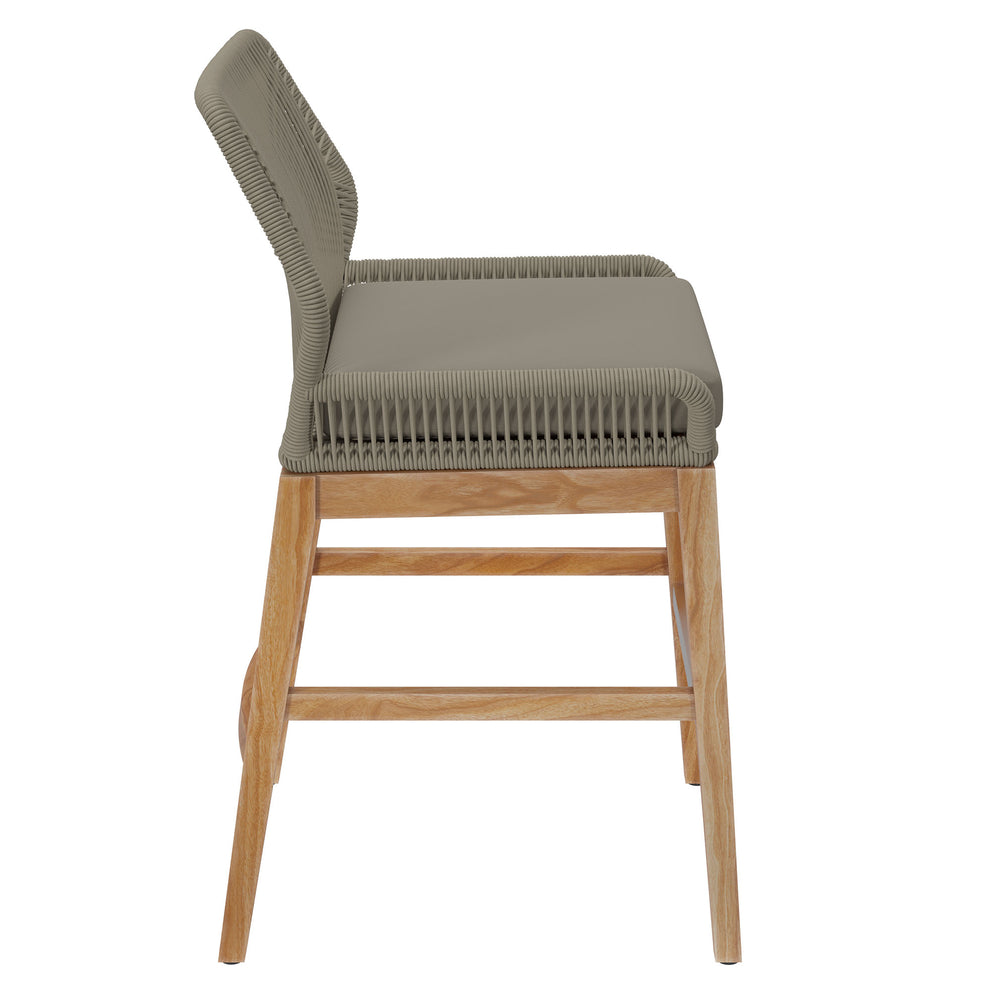 Wellspring Outdoor Patio Teak and Rope Counter Stool by Modway | Counter Stools | Modishstore - 20
