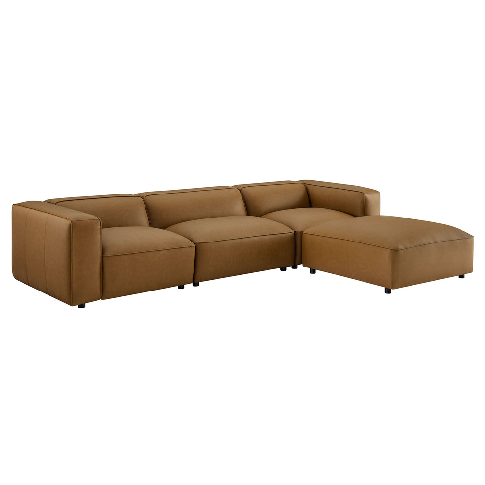 Auren 4-Piece Vegan Leather Modular Sofa Set by Modway | Sofa Set | Modishstore - 2