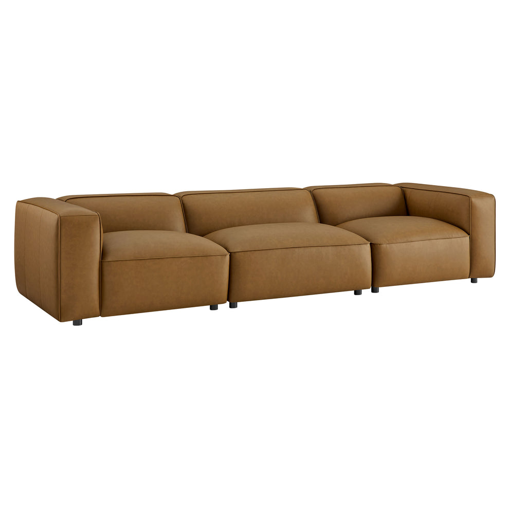Auren 3-Piece Upholstered Vegan Leather Modular Sofa by Modway | Sofa Set | Modishstore - 2