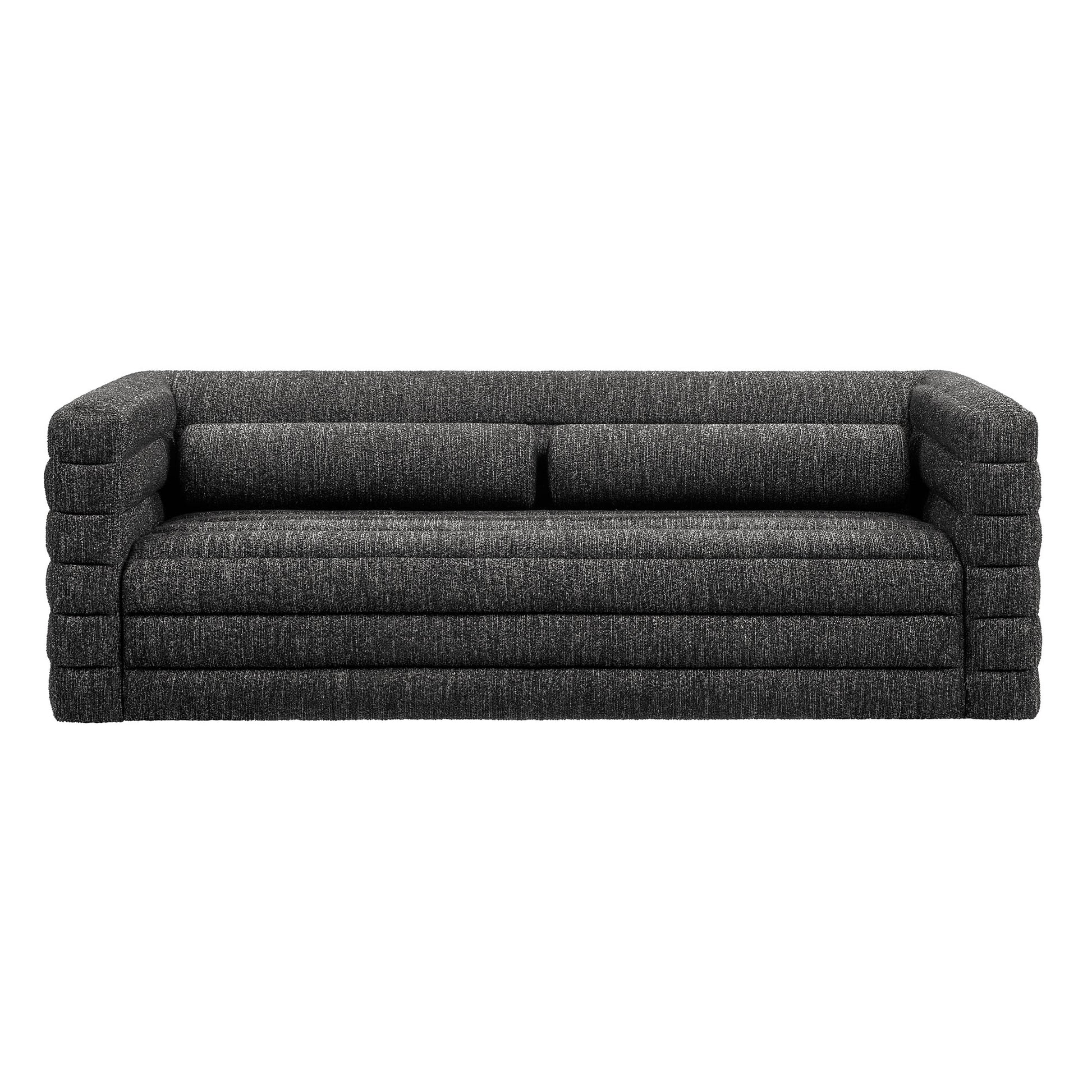 Relle Channel Tufted Boucle Upholstered Sofa by Modway | Sofas | Modishstore - 5
