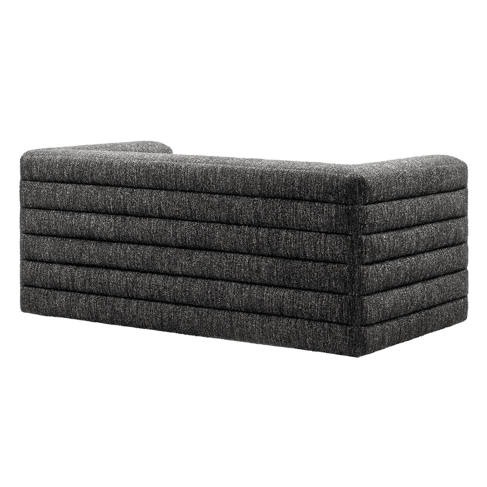 Relle Channel Tufted Boucle Upholstered Loveseat by Modway | Loveseats | Modishstore - 4