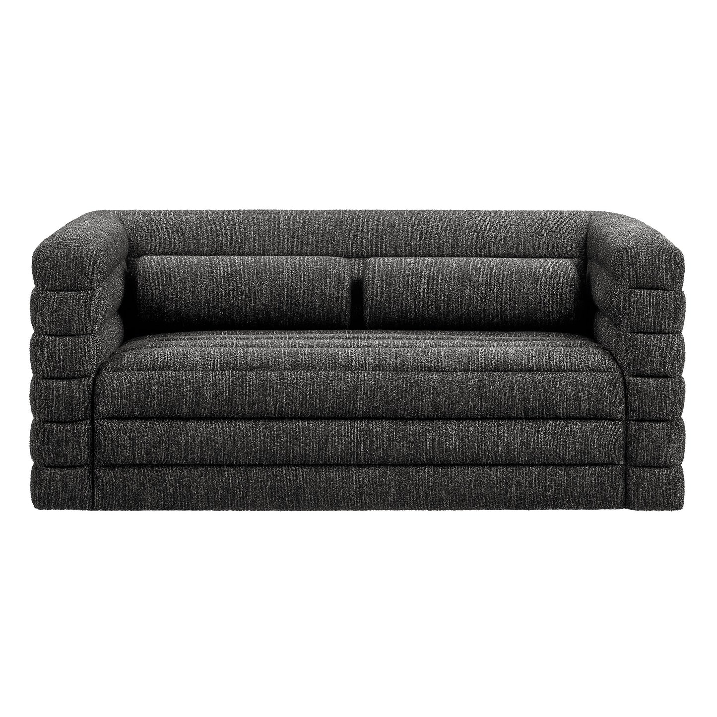 Relle Channel Tufted Boucle Upholstered Loveseat by Modway | Loveseats | Modishstore - 5