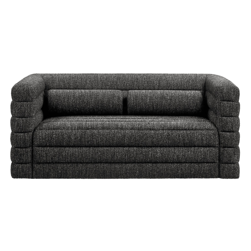 Relle Channel Tufted Boucle Upholstered Loveseat by Modway | Loveseats | Modishstore - 5