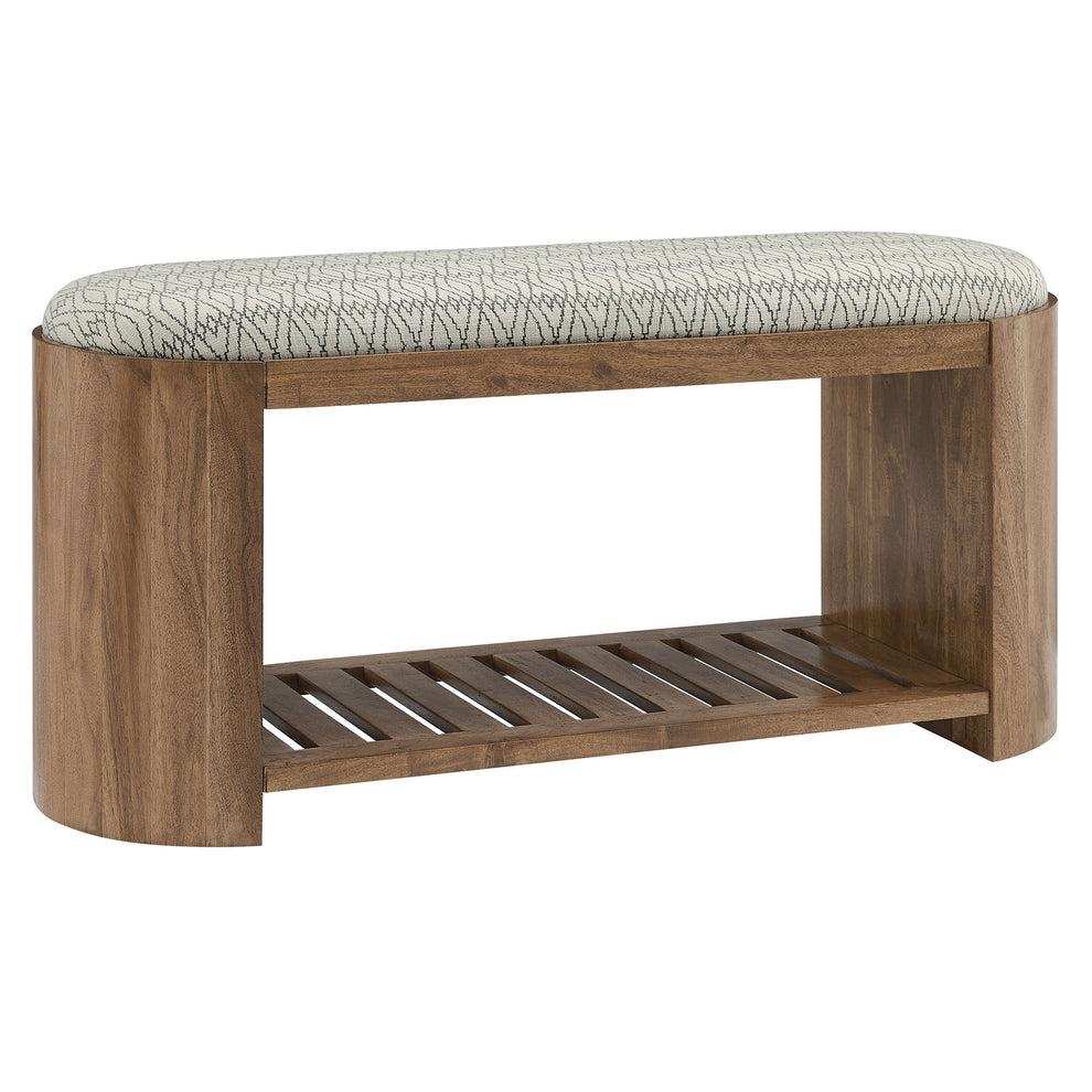Ashby 45" Geometric Upholstered Bench by Modway | Benches | Modishstore - 2
