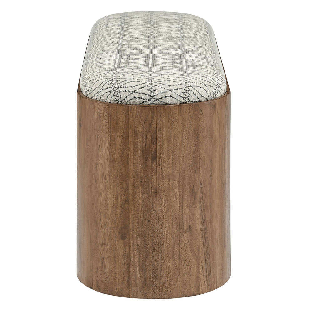 Ashby 45" Geometric Upholstered Bench by Modway | Benches | Modishstore - 3