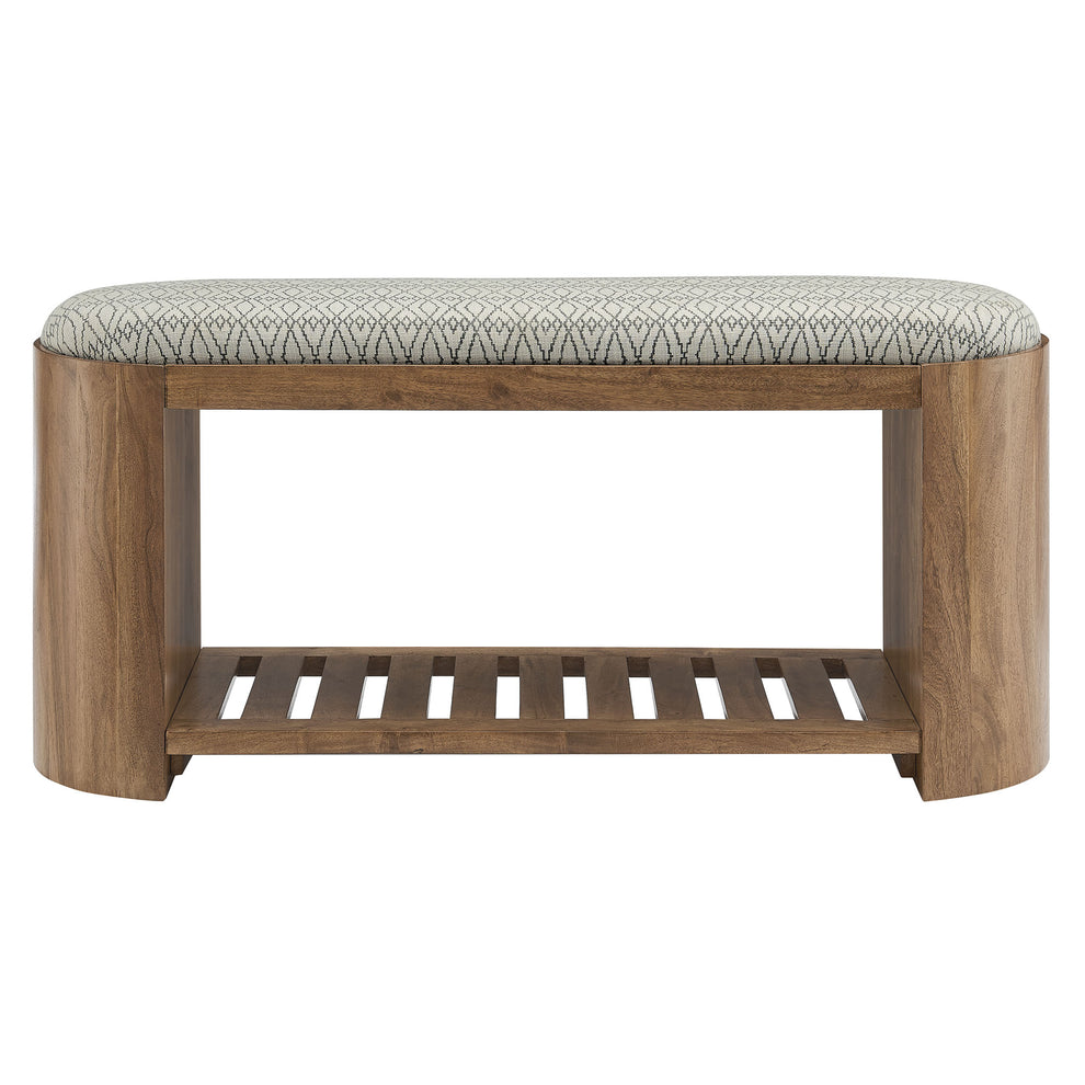 Ashby 45" Geometric Upholstered Bench by Modway | Benches | Modishstore - 4