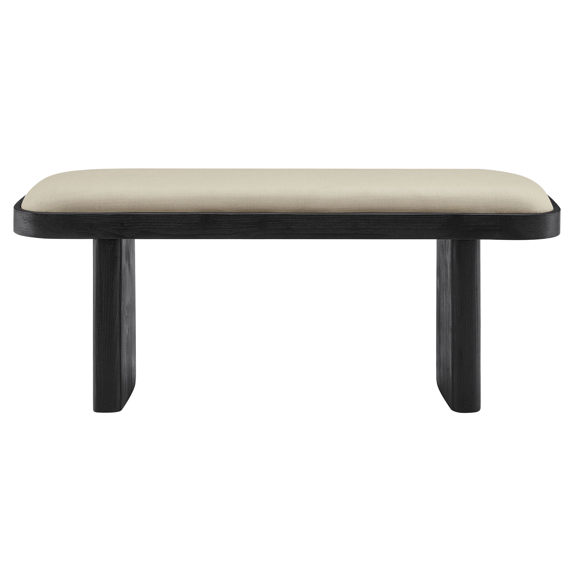 Iver 43" Upholstered Wood Accent Bench by Modway
