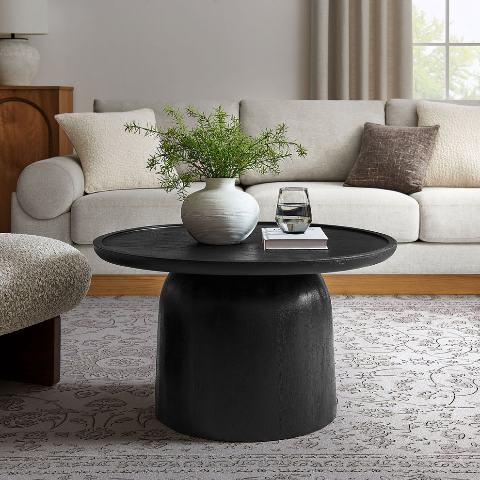 Holloway 30" Round Wood Coffee Table by Modway | Coffee Tables | Modishstore - 1
