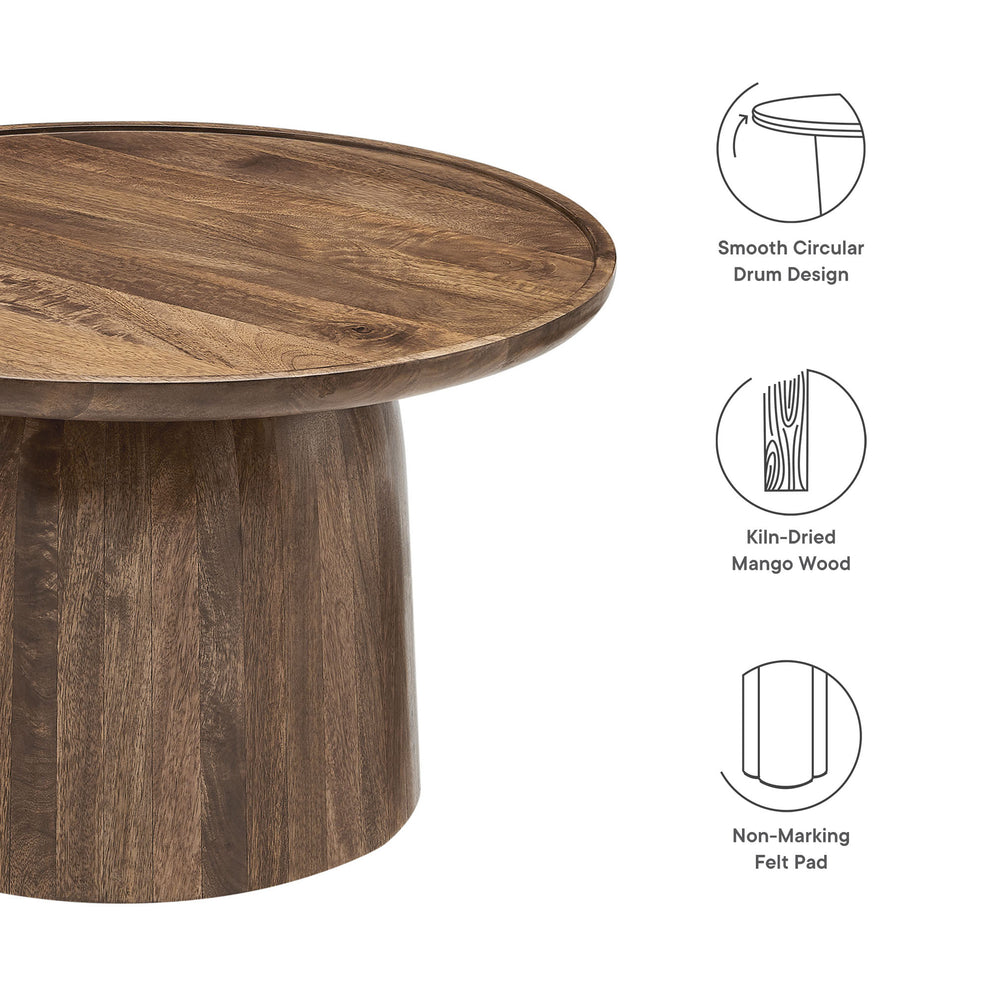 Holloway 30" Round Wood Coffee Table by Modway | Coffee Tables | Modishstore - 13