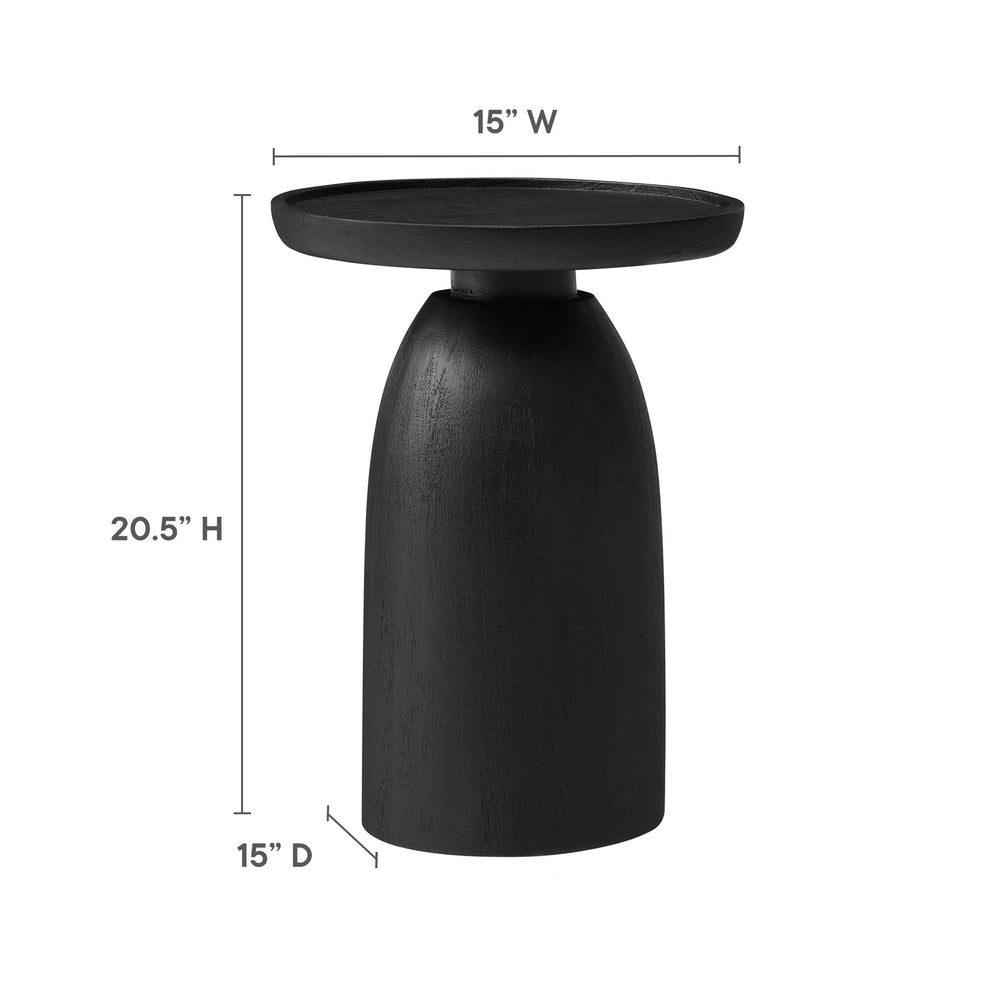 Holloway Round Wood Side Table by Modway | Side Tables | Modishstore - 7