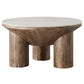 Ellison 33" Round Wood Coffee Table With Marble Top by Modway | Coffee Tables | Modishstore - 4