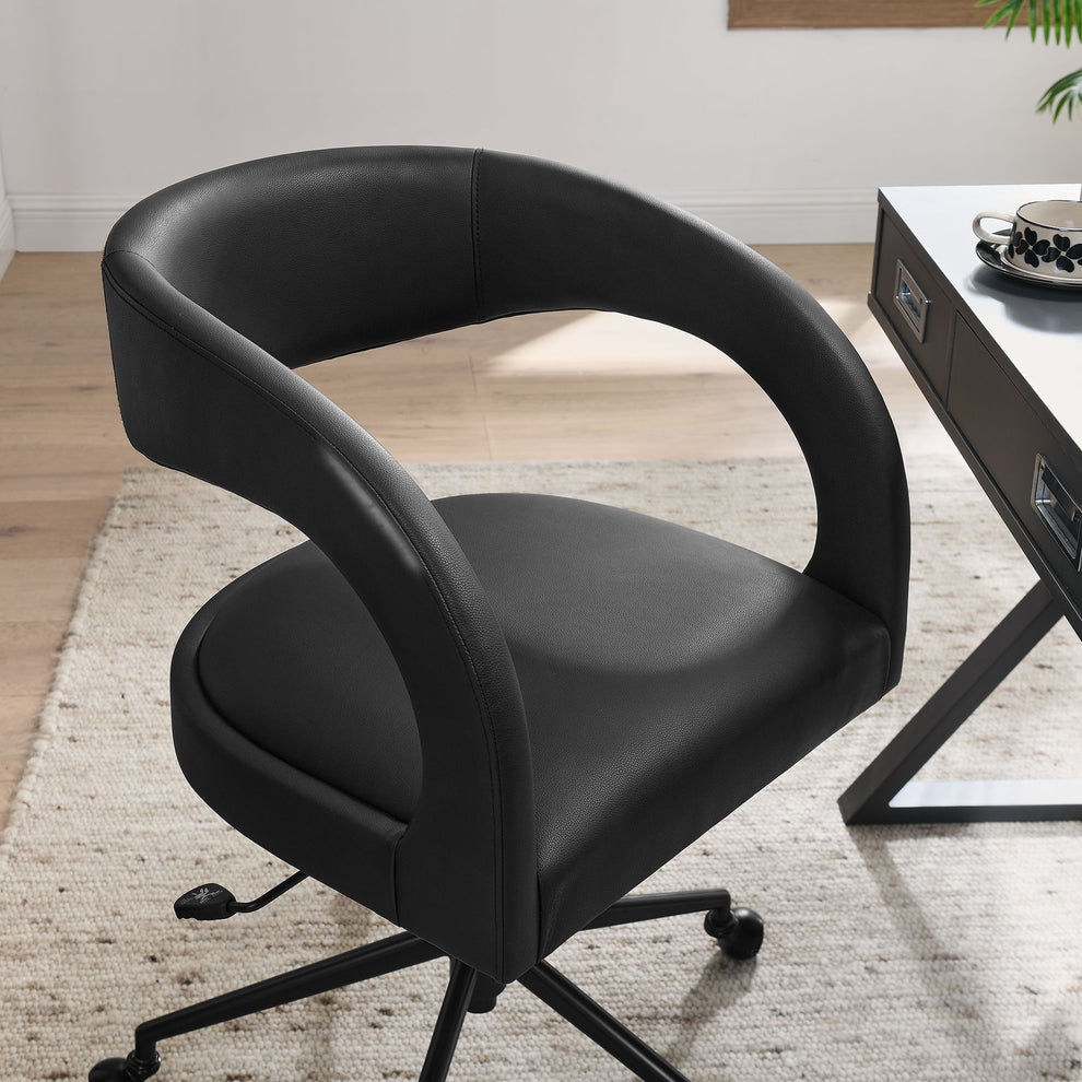 Pinnacle Vegan Leather Office Chair by Modway | Office Chairs | Modishstore - 8