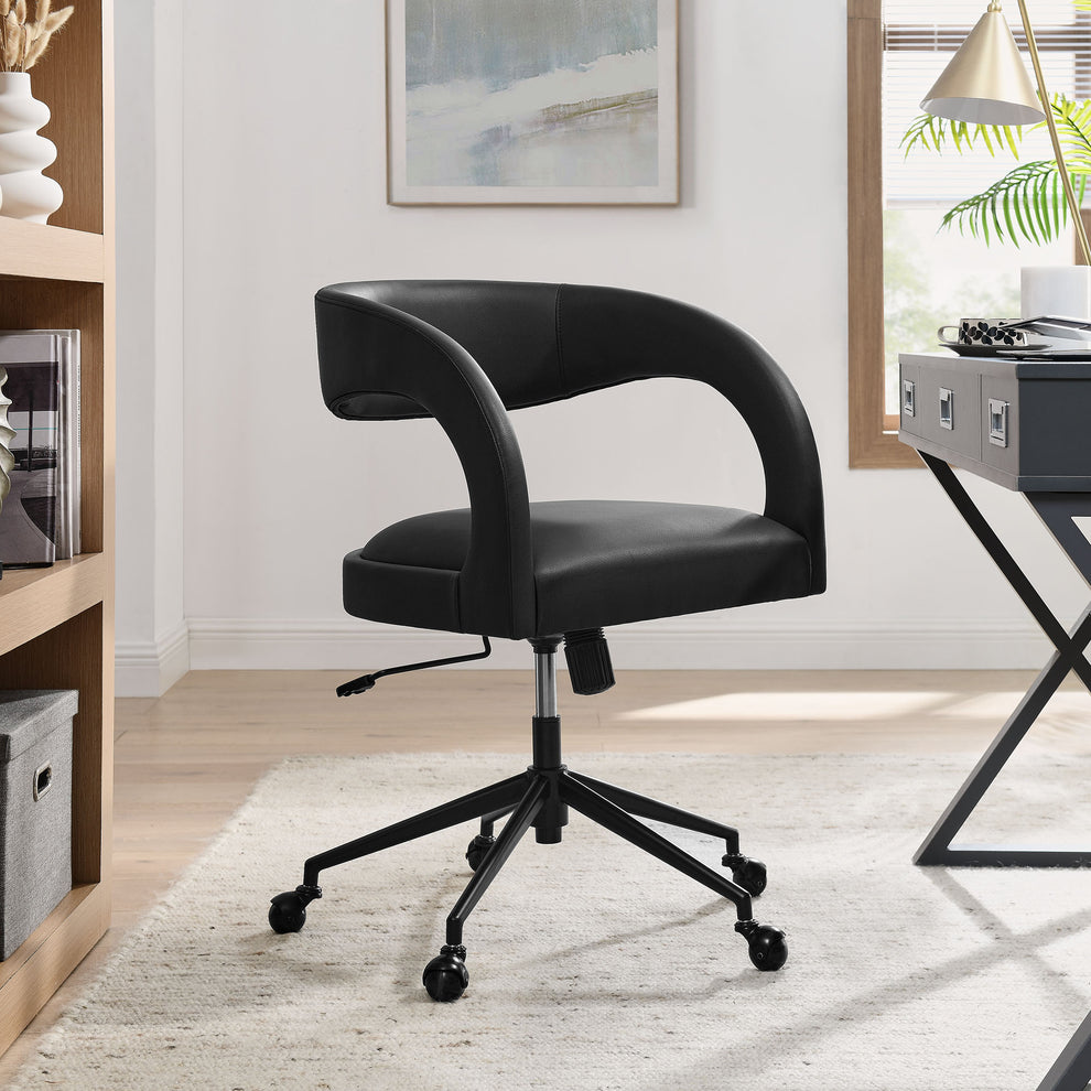 Pinnacle Vegan Leather Office Chair by Modway | Office Chairs | Modishstore - 1