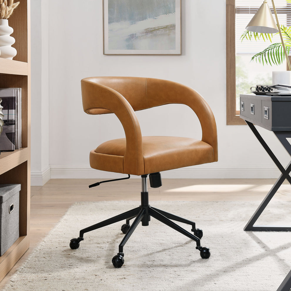 Pinnacle Vegan Leather Office Chair by Modway | Office Chairs | Modishstore - 18
