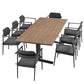 Aeris 9-Piece Outdoor Patio Aluminum Dining Set by Modway | Dining Sets | Modishstore - 3