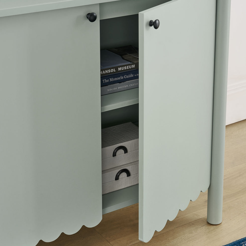 Emmeline 35" 2-Door Scalloped Sideboard Cabinet by Modway | Cabinets | Modishstore - 15
