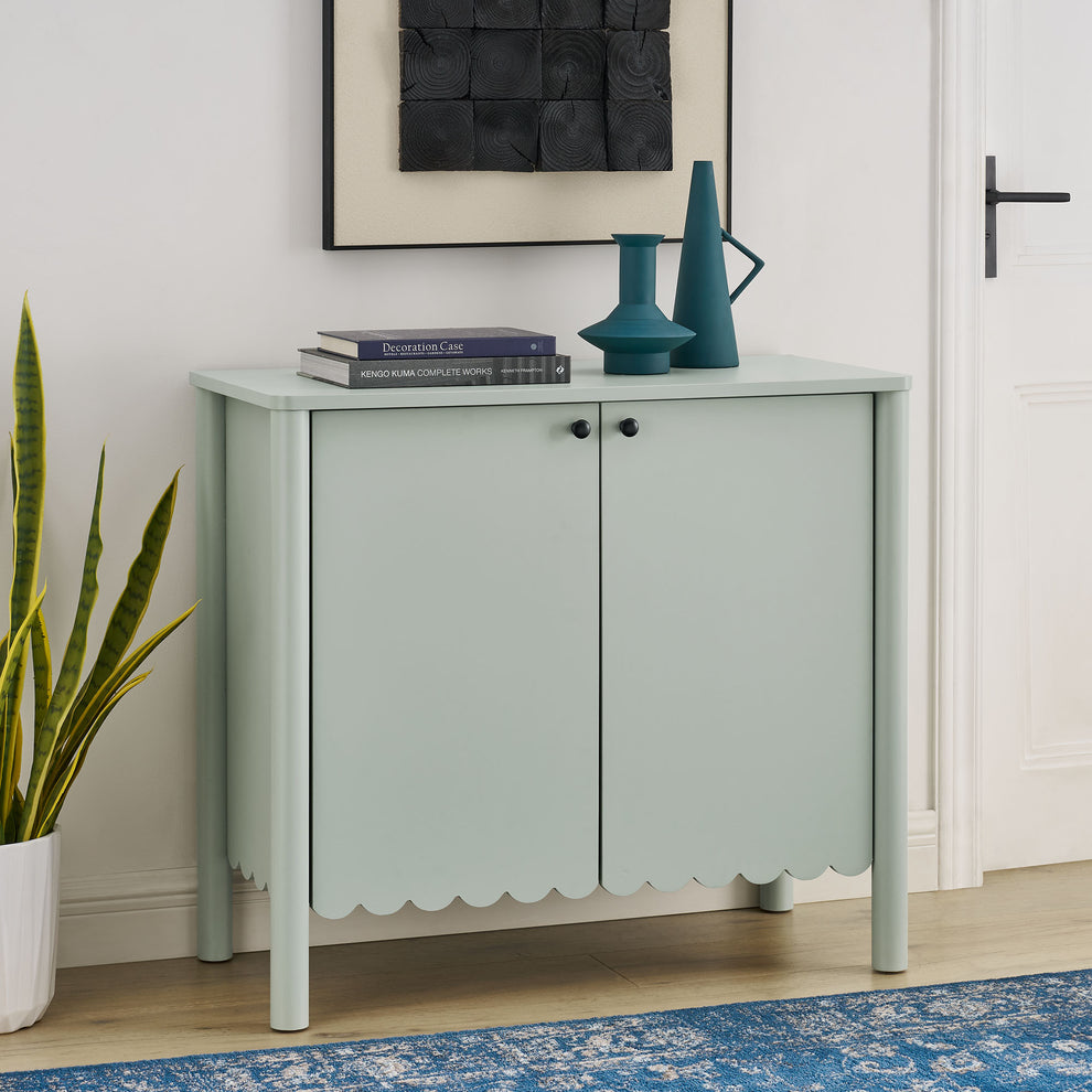 Emmeline 35" 2-Door Scalloped Sideboard Cabinet by Modway | Cabinets | Modishstore - 16