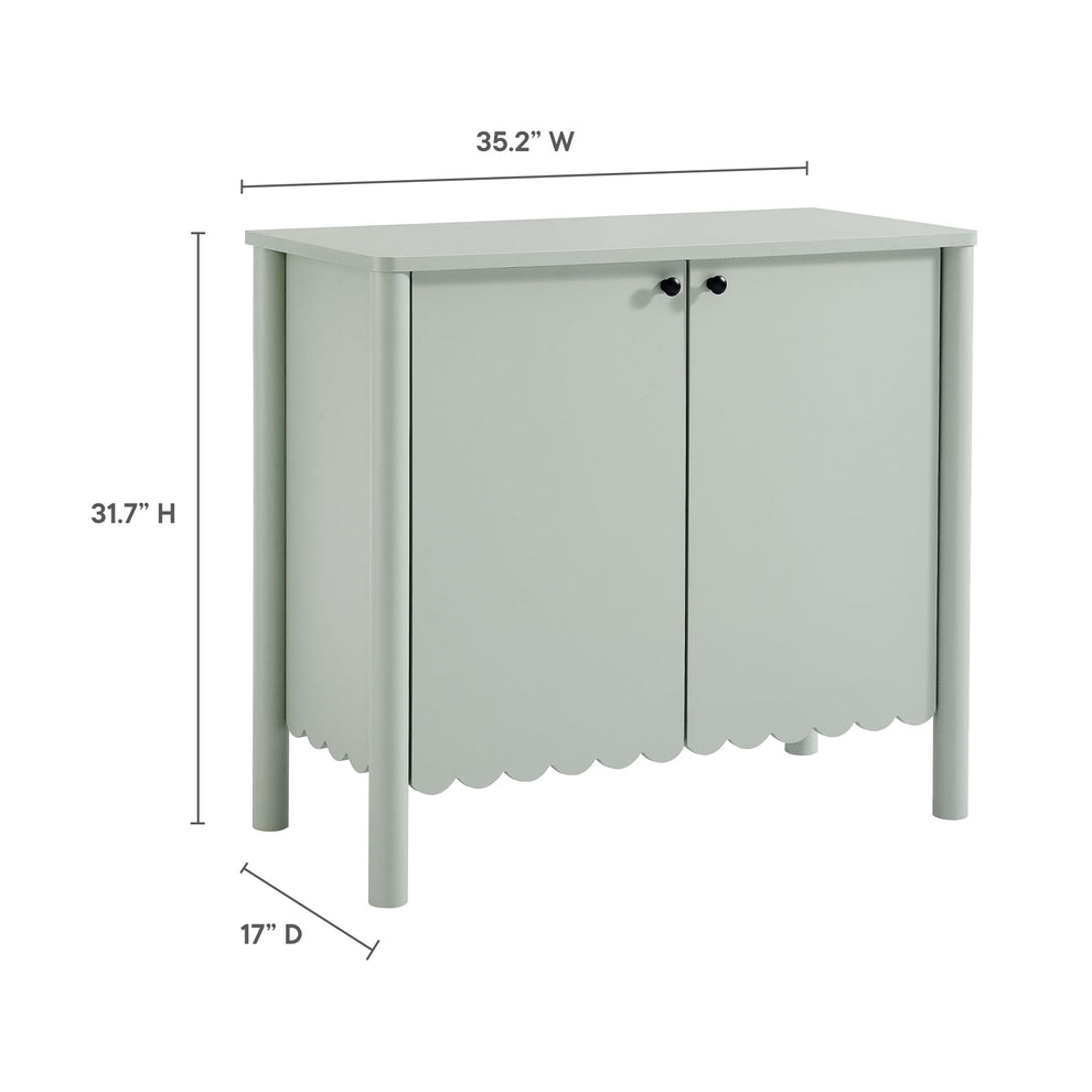 Emmeline 35" 2-Door Scalloped Sideboard Cabinet by Modway | Cabinets | Modishstore - 18