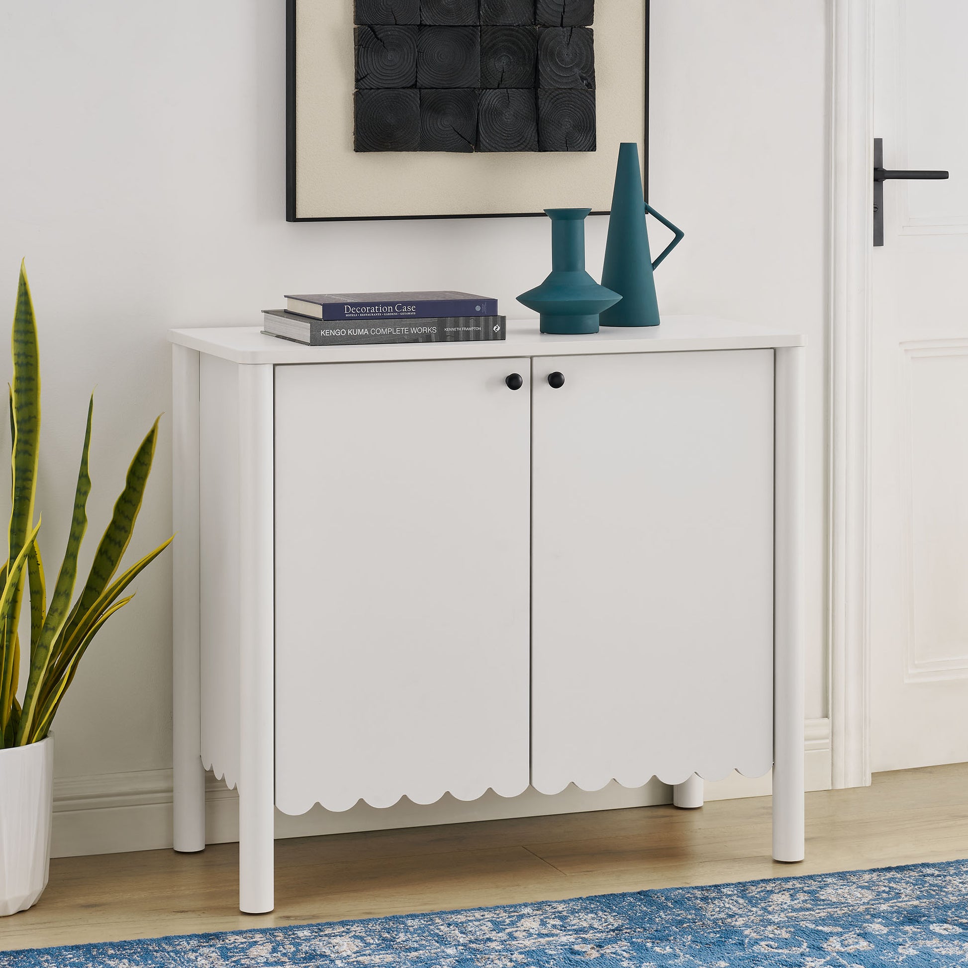 Emmeline 35" 2-Door Scalloped Sideboard Cabinet by Modway | Cabinets | Modishstore - 25
