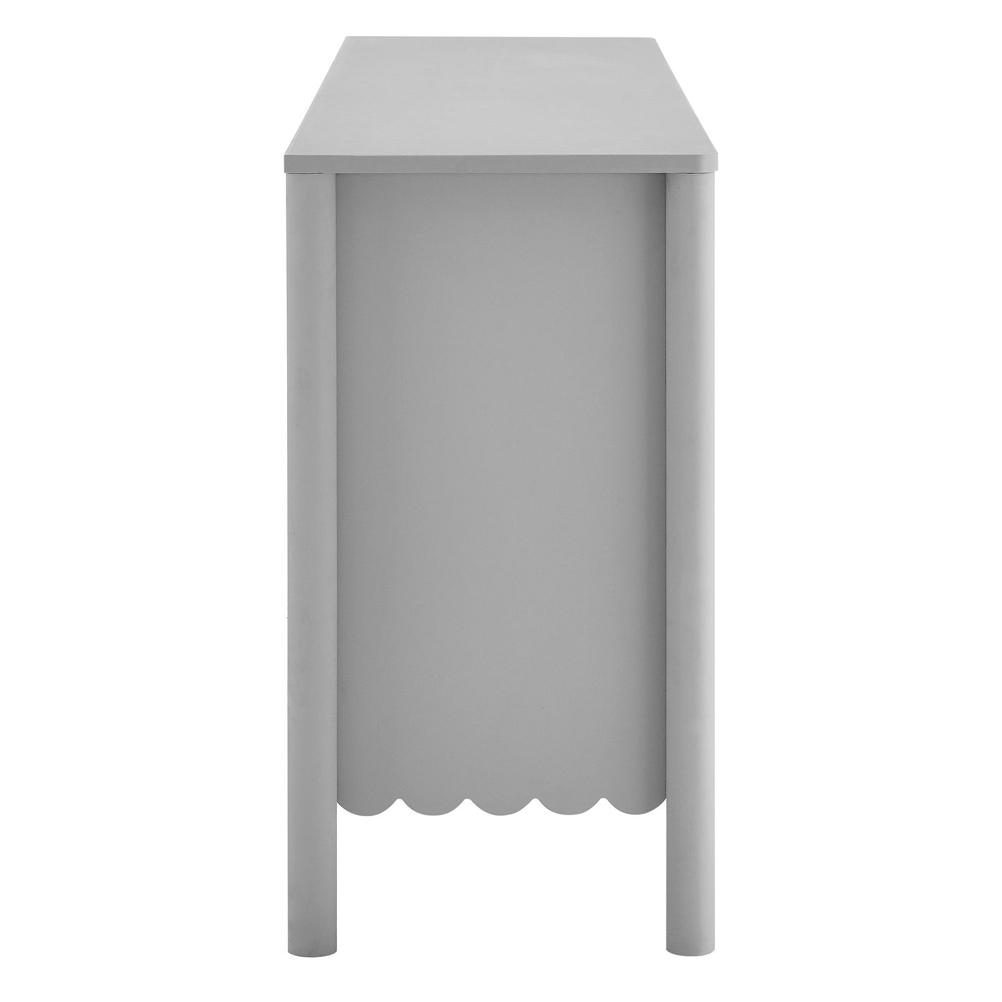 Emmeline 66" 4-Door Scalloped Sideboard Cabinet by Modway | Cabinets | Modishstore - 3