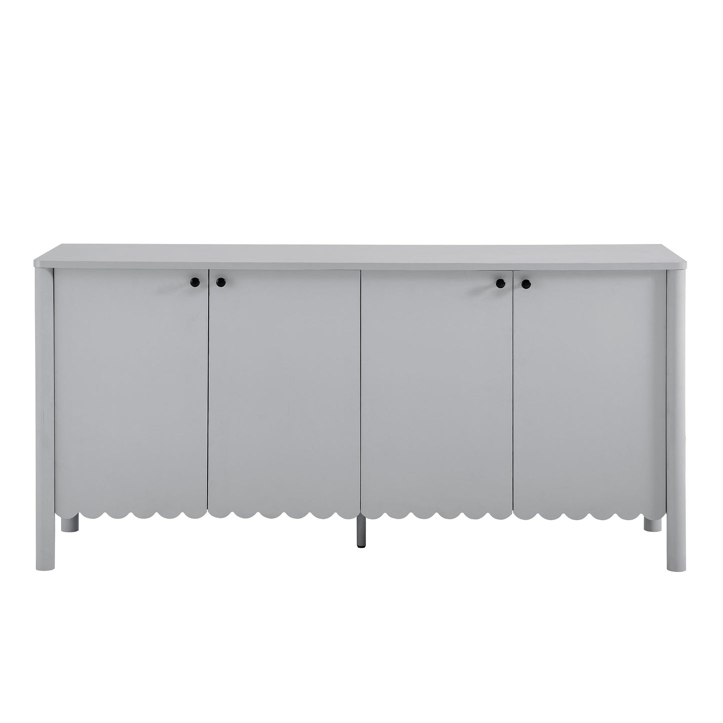 Emmeline 66" 4-Door Scalloped Sideboard Cabinet by Modway | Cabinets | Modishstore - 4