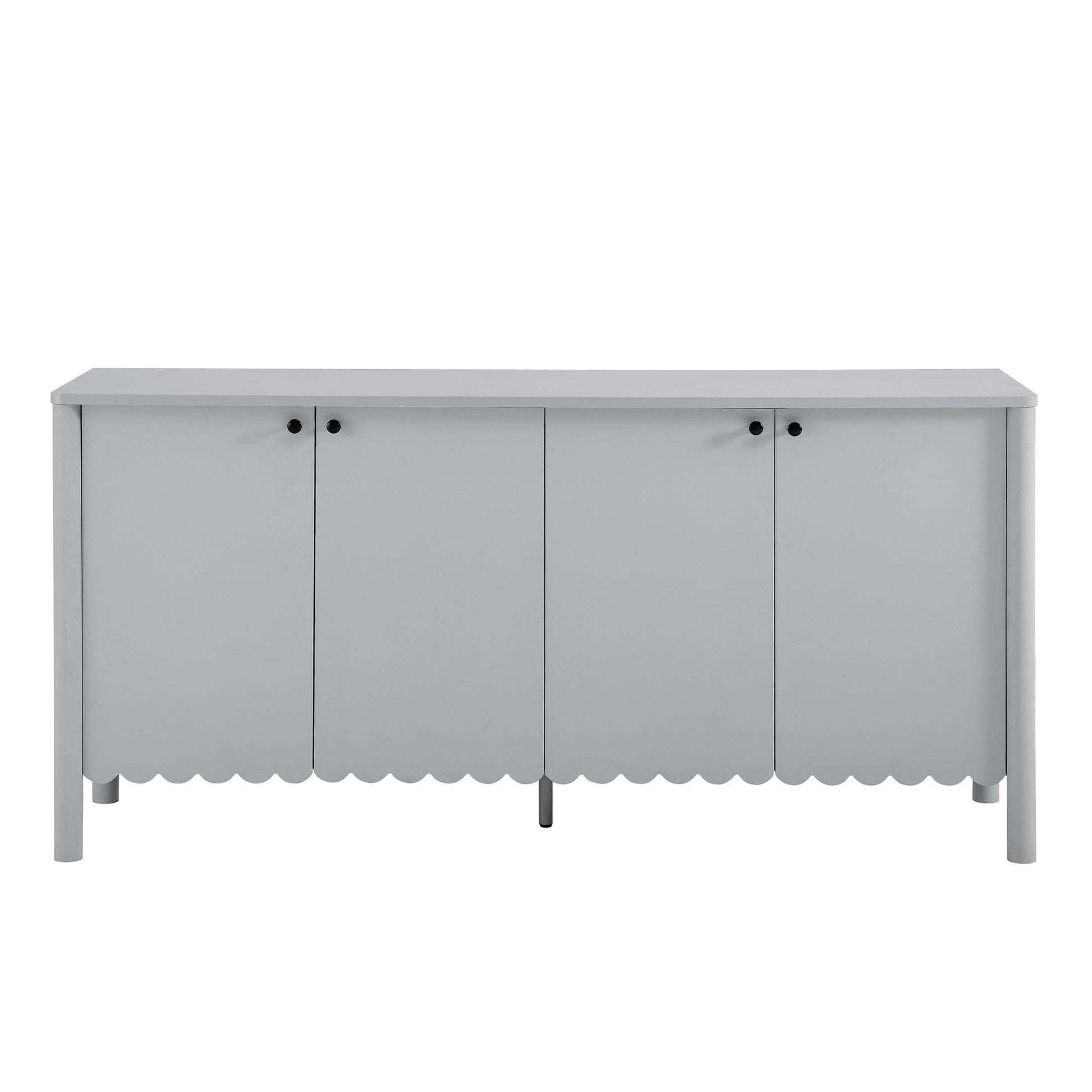 Emmeline 66" 4-Door Scalloped Sideboard Cabinet by Modway | Cabinets | Modishstore - 4