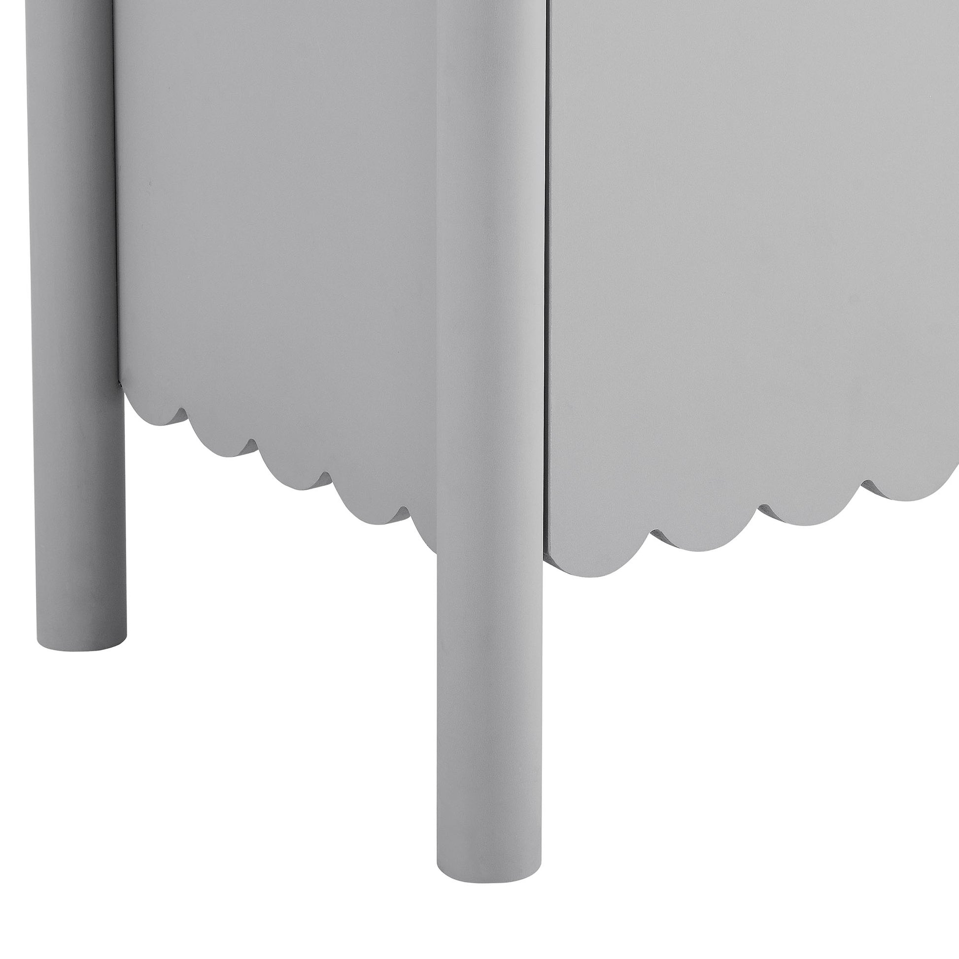 Emmeline 66" 4-Door Scalloped Sideboard Cabinet by Modway | Cabinets | Modishstore - 6