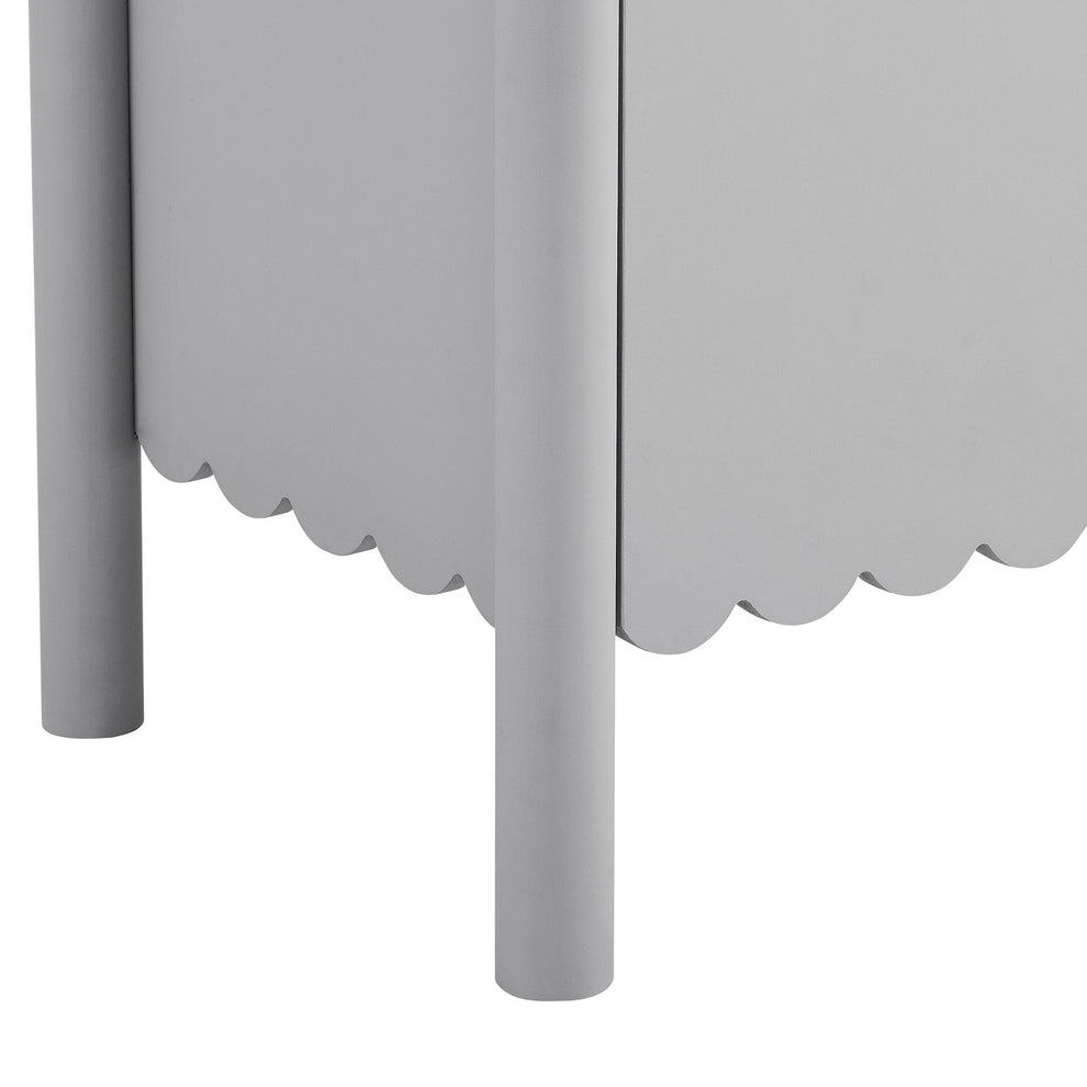 Emmeline 66" 4-Door Scalloped Sideboard Cabinet by Modway | Cabinets | Modishstore - 6