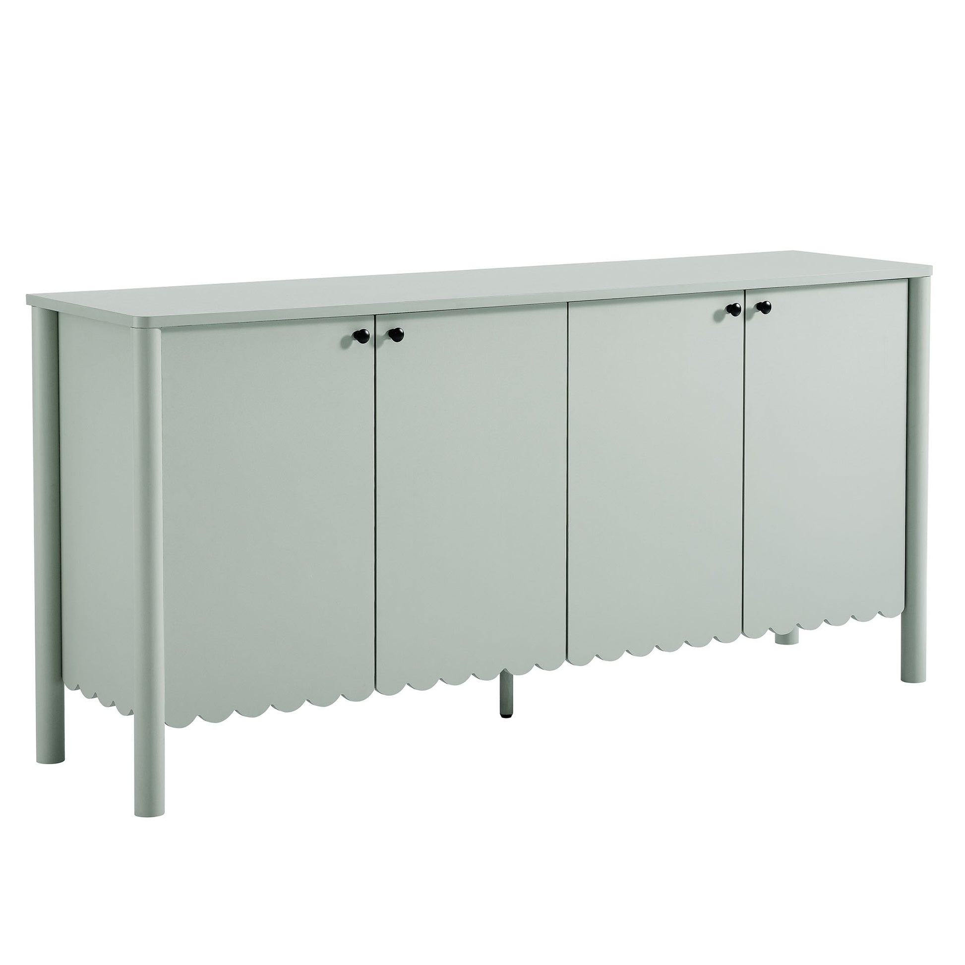 Emmeline 66" 4-Door Scalloped Sideboard Cabinet by Modway | Cabinets | Modishstore - 11