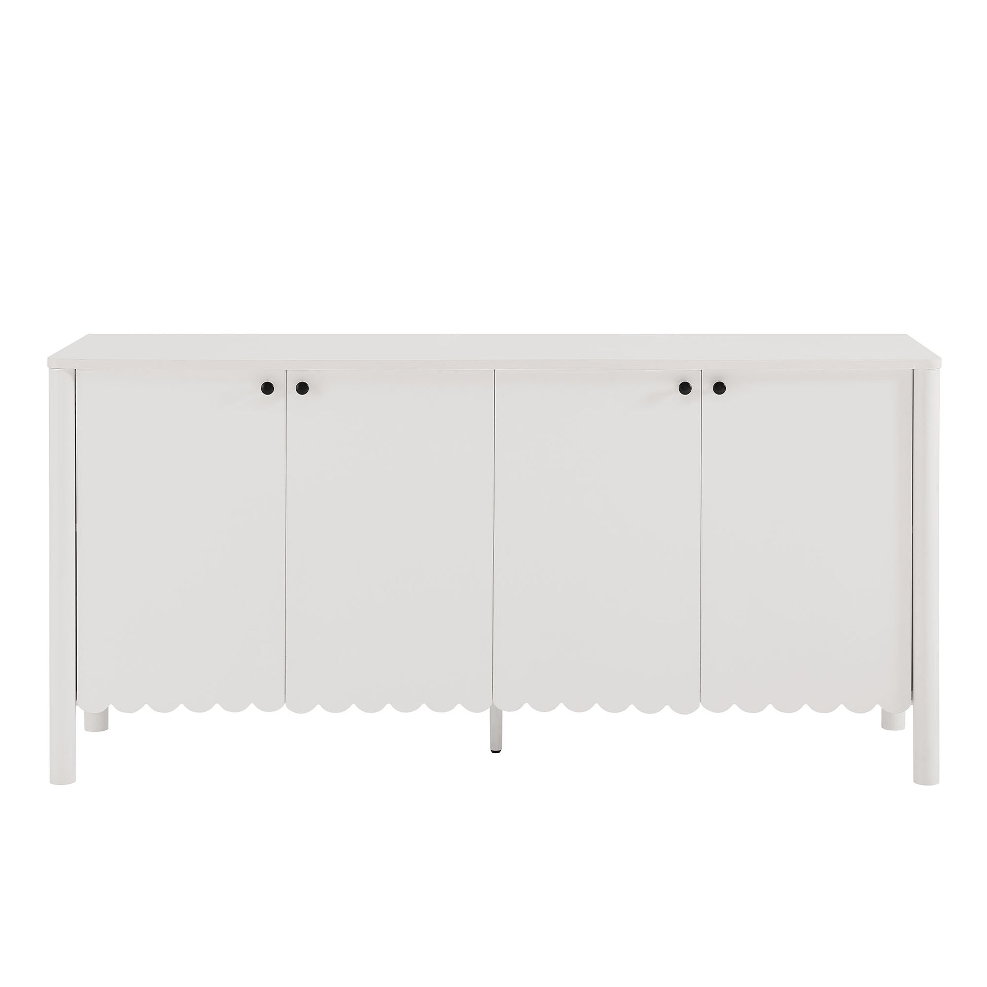 Emmeline 66" 4-Door Scalloped Sideboard Cabinet by Modway | Cabinets | Modishstore - 23