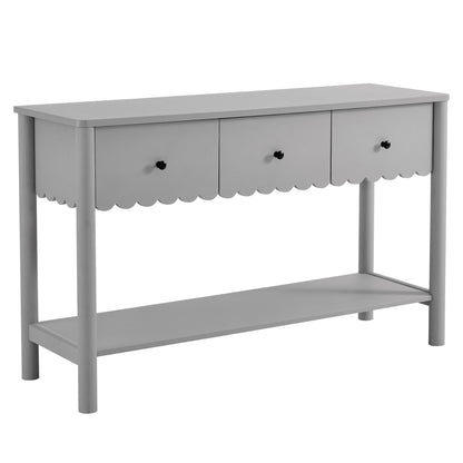 Emmeline 3-Drawer Scalloped Console Table by Modway | Console Tables | Modishstore - 2
