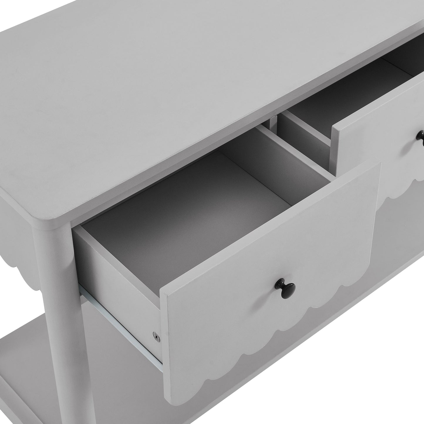 Emmeline 3-Drawer Scalloped Console Table by Modway | Console Tables | Modishstore - 5