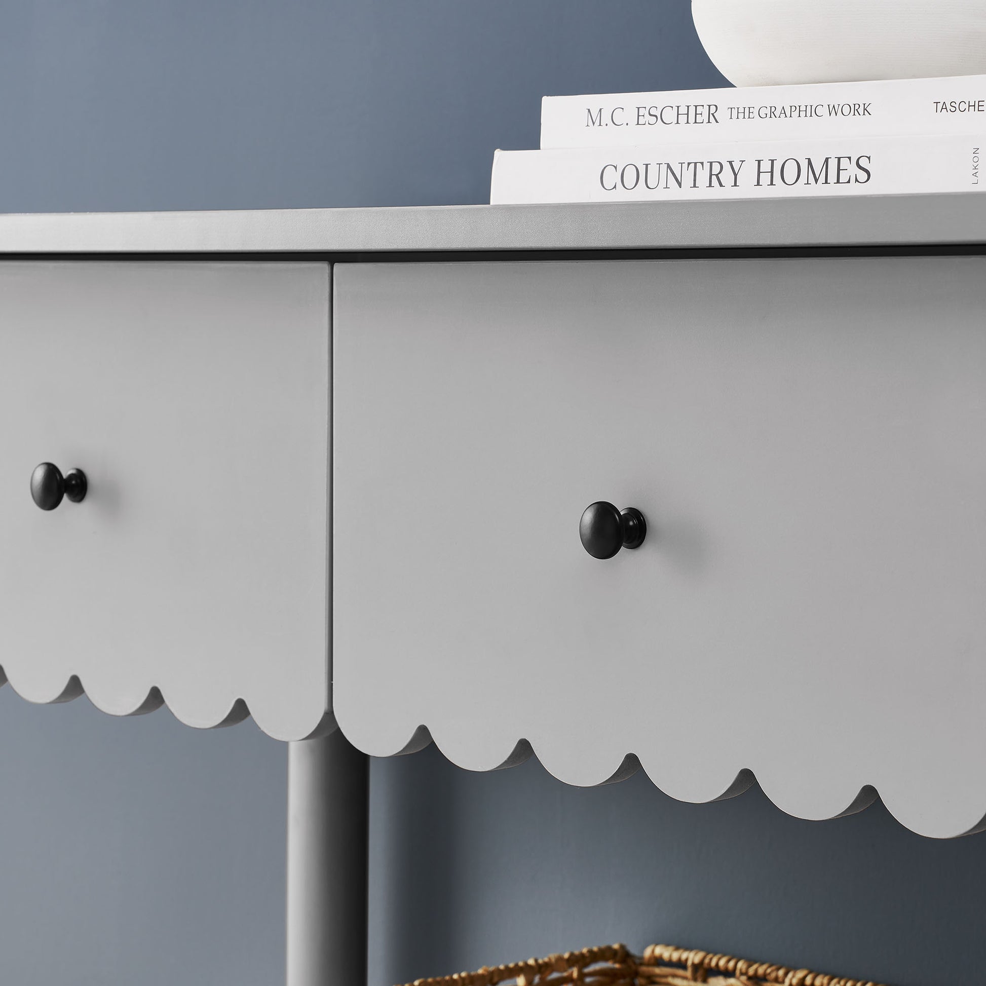 Emmeline 3-Drawer Scalloped Console Table by Modway | Console Tables | Modishstore - 6