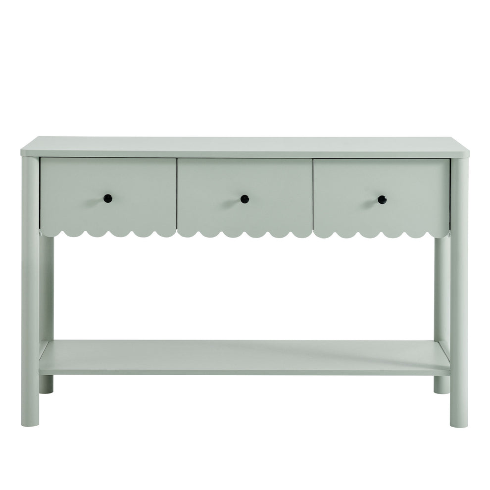 Emmeline 3-Drawer Scalloped Console Table by Modway | Console Tables | Modishstore - 11